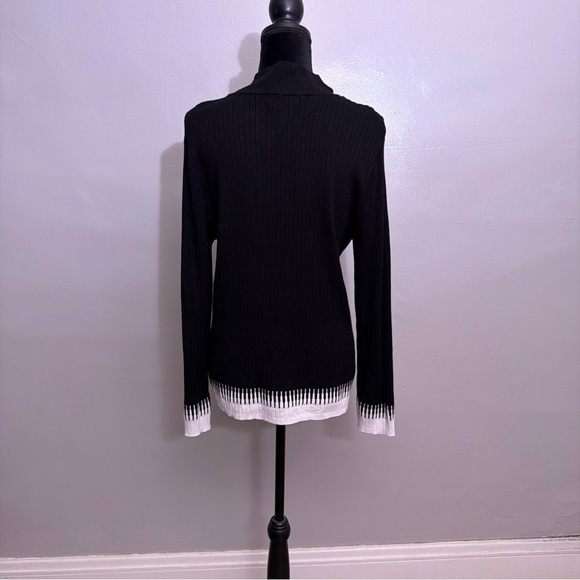 Calvin Klein Charcoal Ribbed Sweater - Picture 4 of 5